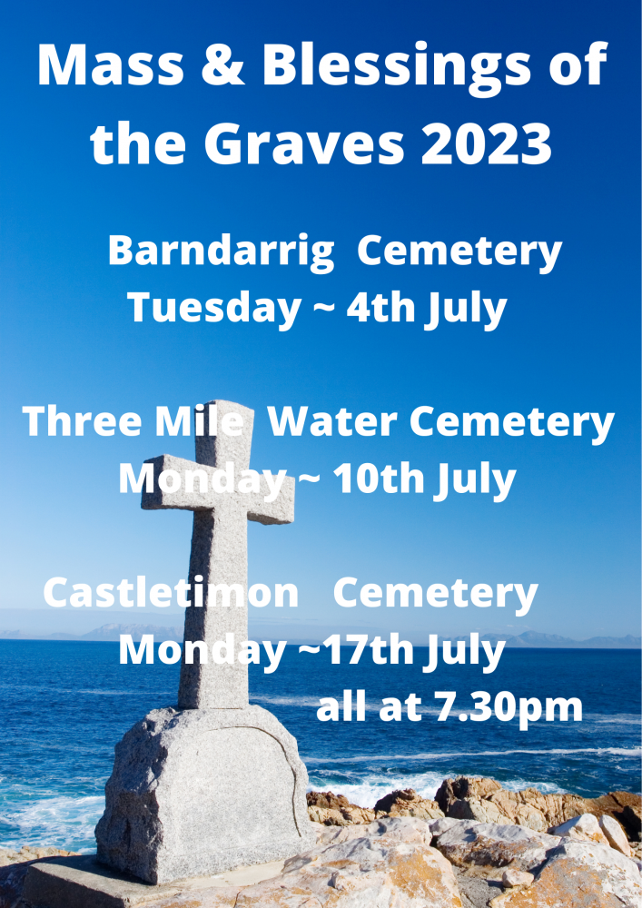 Blessing Of The Graves Rathnew BBK Parish Parishes Of Wicklow   Barndarrig Blessings 22 